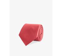 Vivienne Westwood Mens Vivienne Westwood Branded Silk Tie Red