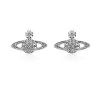Vivienne Westwood Mini Bas Silver Earrings - Silver