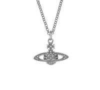 Vivienne Westwood Mini Bas Silver Necklace - Silver