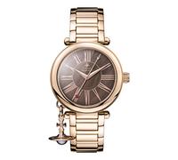 Vivienne Westwood Mother Orb Ladies Quartz Watch with Brown MOP Dial & Rose Gold Stainless Steel Bracelet VV006PBRRS