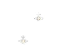 Vivienne Westwood Olympia Embellished orb Stud Earrings - Pearl - One Size