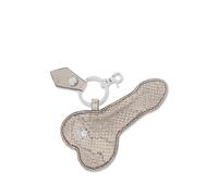 Vivienne Westwood orb-detail leather keyring - Neutrals One Size