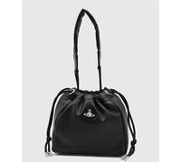 VIVIENNE WESTWOOD Orb Logo Grained Synthetic Leather Bucket Bag