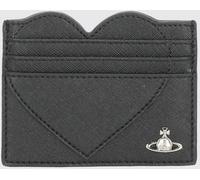 VIVIENNE WESTWOOD Orb Logo Heart-Shaped Faux Leather Card Holder - Size: OS - female
