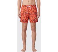 VIVIENNE WESTWOOD Orb Monogram Polyamide Swimming Trunks with Elasticated Waist - Size: L - male