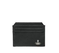 Vivienne Westwood Orb-plaque cardholder - Black One Size