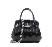 Vivienne Westwood Pamela Embossed Croc Mini | leather Crossbody bag | black