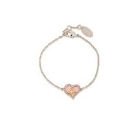 Vivienne Westwood Petra Crystal-embellished Heart Bracelet - Pink - One Size