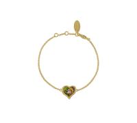 Vivienne Westwood Petra Heart Crystal-embellished Bracelet - Green - One Size