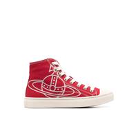Vivienne Westwood Plimsoll canvas high-top sneakers - Red 40