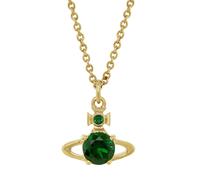 Vivienne Westwood Reina orb Crystal-embellished Necklace - Green - One Size