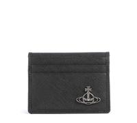 Vivienne Westwood Saffiano Plain Credit card holder, unisex, black