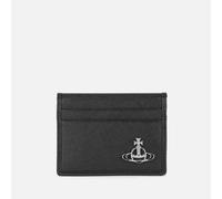 Vivienne Westwood Saffiano Plain Credit card holder, unisex, black