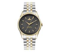 Vivienne Westwood Seymour 37mm Black Dial & Two Tone Bracelet Watch