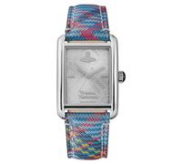 Vivienne Westwood Shacklewell 28mm Ladies Quartz Watch with Silver Dial and Tartan Strap