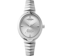 Vivienne Westwood Armour Silver Dial Stainless Steel Bracelet Watch