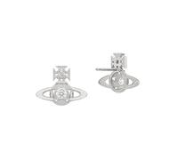 Vivienne Westwood Silver Lee Star CZ Orb Stud Earrings - Silver