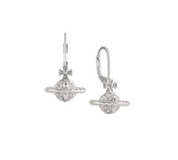 Vivienne Westwood Silver Mayfair Small Orb Drop Earrings - Silver