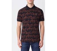 VIVIENNE WESTWOOD Slim Fit Cotton Polo Shirt with Contrast Orb Logo - Size: XL - male