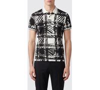 VIVIENNE WESTWOOD Slim Fit Orb Logo Abstract Print Cotton Polo - Size: XL - male