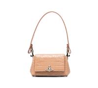 Vivienne Westwood small Hazel croco-effect tote bag - Pink One Size