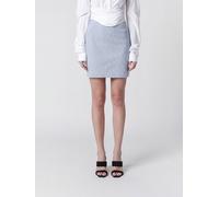 VIVIENNE WESTWOOD Striped Cotton Mini Pencil Skirt with High Waist - Size: 42 - female