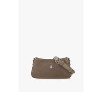 VIVIENNE WESTWOOD Tasha Stone Suede Shoulder Phone Bag Size: One Size,