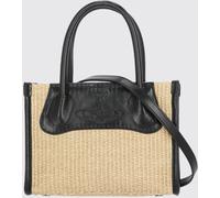 VIVIENNE WESTWOOD Troy Bag in Raffia and Leather