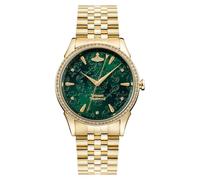 Vivienne Westwood The Wallace Ladies Quartz Watch with Green Dial & Gold Stainless Steel Bracelet VV208GDGD