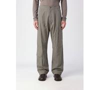 VIVIENNE WESTWOOD Wide-Leg Cotton Cargo Trousers with Embroidered Orb Logo - Size: 48 - male