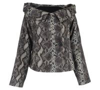 Vivienne Westwood Women's Preloved Anglomania Snake Printed Coat in Animal Print Polyester | Size: 44