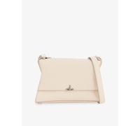 Vivienne Westwood Womens Vivienne Westwood Bianca Small Leather Shoulder Bag Cream/Dark Silver