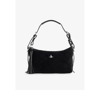 Vivienne Westwood Womens Vivienne Westwood Emma Suede Shoulder Bag Black