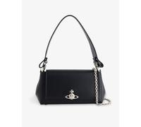 Vivienne Westwood Womens Vivienne Westwood Hazel Medium Leather Shoulder Bag Black