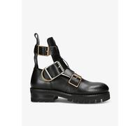 Vivienne Westwood Womens Vivienne Westwood Rome Open-Construction Leather Combat Boots Black Eur 37 / 4 UK Women