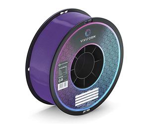Viviform PL Filament for 3D Printers, 1 kg roll, Diameter 1.75 mm +/- 0.03 mm, Purple, VF-PLA114, 1 kg