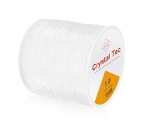 Vivifying 1mm Crystal Bracelet String,100m String for Bracelet Making, Ideal for DIY Jewellery Making, Necklace and Beading Thread