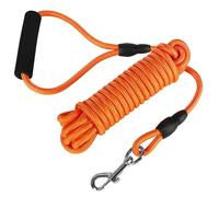 Vivifying 20FT Floating Long Dog Training Leash, Lightweight Check Cord Rope With Comfortable Handle for Outside, Hiking, Swimming, Beach and Lake