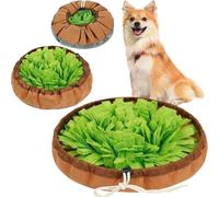 Vivifying Snuffle Mat for Dogs, Interactive Feeding Game for Boredom and Mental Stimulation, Dog Feeding Mat Encourages Natural Foraging Skills and Slow Eating