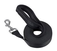 Vivifying Training Lead for Dogs, 6M Nylon Long Line Dog Lead for Pet Tracking Training Obedience Lead Rope(Black)