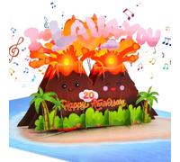 VIVIKEN I LAVA YOU Happy 20th Anniversary Card for Wife,Husband,Couple, Musical 3D Pop Up Romantic 20th Wedding Anniversary Day Card, Funny Twenty Years Together Greeting Card for Him Her