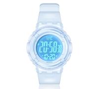 VIVIKEN Kids Wrist Watch Digital Sports Watches for Girls Boys Outdoor Waterproof Watches with Alarm Stopwatch Kids Wristwatch Age 7-15 Years Black Purple, Jelly Blue, Sporty