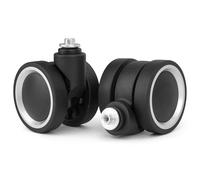 Vivikivi 2 Pcs Suitcase Wheel Replacement Universal 55mm Luggage Wheels for Most Suitcase Repair Mute Wheel Repair Set Double-Row Wheels Replacement Parts (LN-A39)