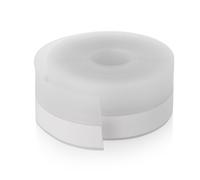 Vivikivi Silicone Seal Door Strip Bottom, 5M Draft Excluder Tape,Clear,35mm