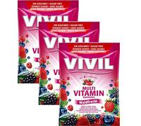 Vivil Sugar Free Wild Berry Sweets with Vitamins – 5 x 60g