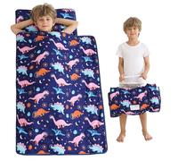 Viviland Toddler Kid Nap Mat for Preschool, Slumber Bag with Pillow and Blanket, Daycare Sleeping Bag Kindergarten Sleep Mat