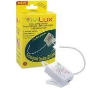 ViviLux Ultralight XL Extra Long Flexible LED Craft Light, Rechargeable Battery Portable Lighting for Crafts, Sewing, & Reading, Includes Handi-Clip & Mounting Tape