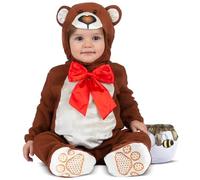 viving - Costume Bear Hat, Bow, Body, Teddy Honey Jar and Booties Size 7-12 M (1)