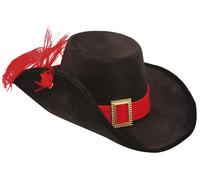 Viving Costumes 201625 Musketeer Hat for Adults, 58 cm, Multi Color, One Size