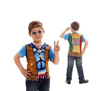 Viving Costumes Hippie Boy Short Sleeve T-Shirt, 8-10 Years